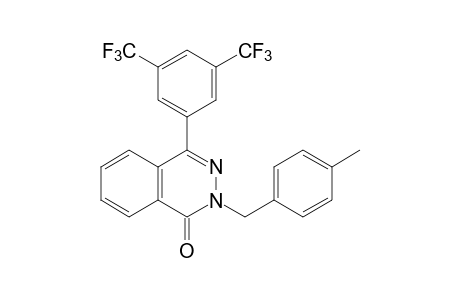 4-(alpha,alpha,alpha,alpha',alpha',alpha'-hexafluoro-3,5-xylyl)-2-(p-methylbenzyl)-1(2H)-phthalazinone