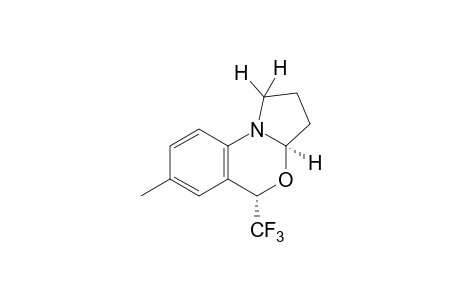 7-methyl-1,2,3,3a-tetrahydro-5-(trifluoromethyl)-5H-pyrrolo[1,2-a][3,1]benzoxazine