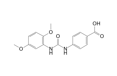 p-[3-(2,5-dimethoxyphenyl)ureido]benzoic acid