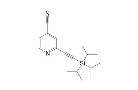 2-[(triisopropylsilyl)ethynyl]isonicotinonitrile