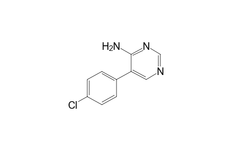 PYRIMIDINE, 4-AMINO-5-/P-CHLORO- PHENYL/-,