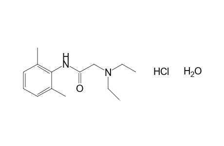 Lidocaine hydrochloride monohydrate