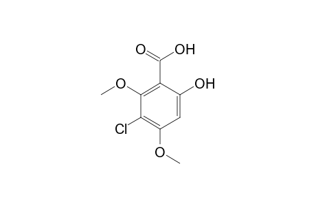 5-chloro-4,6-dimethoxysalicylic acid