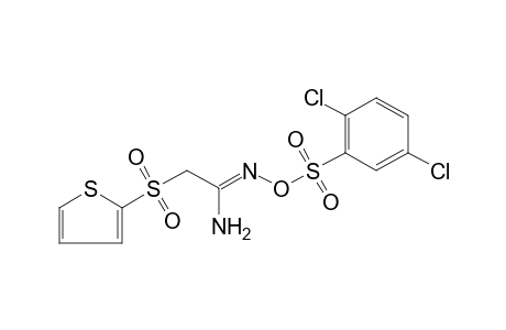 O-[(2,5-dichlorophenyl)sulfonyl]-2-[(2-thienyl)sulfonyl]acetamidoxime