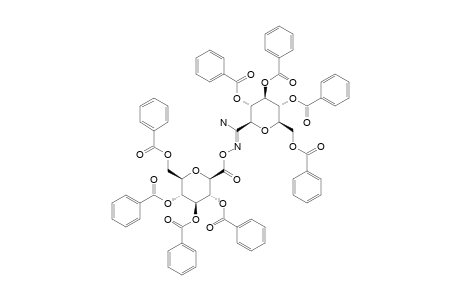 C-(2,3,4,6-TETRA-O-BENZOYL-BETA-D-GLUCOPYRANOSYL)-O-[(2,3,4,6-TETRA-O-BENZOYL-BETA-D-GLUCOPYRANOSYL)-FORMYL]-FORMAMIDOXIME