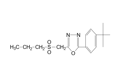 2-(p-tert-butylphenyl)-5-[(propylsulfonyl)methyl]-1,3,4-oxadiazole