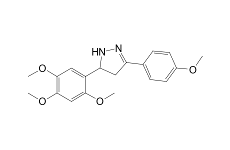 3-(4-Methoxyphenyl)-5-(2,4,5-trimethoxyphenyl)pyrazoline