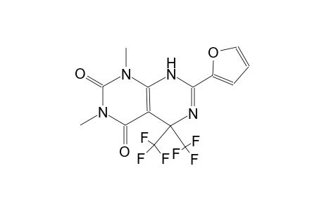 pyrimido[4,5-d]pyrimidine-2,4(1H,3H)-dione, 7-(2-furanyl)-5,8-dihydro-1,3-dimethyl-5,5-bis(trifluoromethyl)-