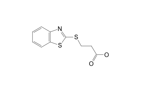 3-[(2-benzothiazolyl)thio]propionic acid