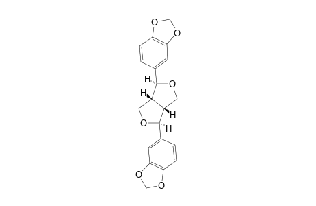 (+/-)-2,6-BIS-(1,3-BENZODIOXOL-5-YL)-3,7-DIOXABICYCLO-[3.3.0]-OCTANE;[(+/-)-SESAMIN]