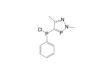 4-[CHLORO-(PHENYL)-PHOSPHINO]-2,5-DIMETHYL-2H-1,2,3-SIGMA(2)-DIAZAPHOSPHOLE