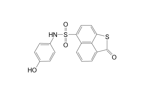 2H-naphtho[1,8-bc]thiophene-6-sulfonamide, N-(4-hydroxyphenyl)-2-oxo-