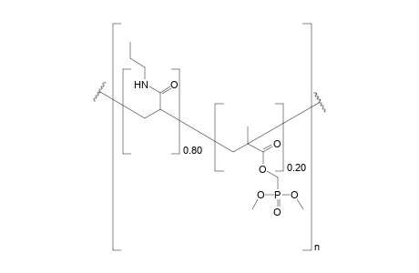 Propylacrylamide/MAPC1 copolymer (80/20 % molar)