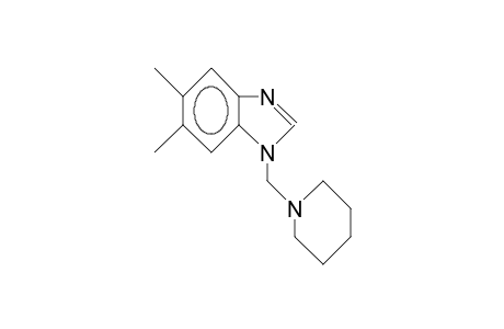 5,6-dimethyl-1-(piperidinomethyl)benzimidazole