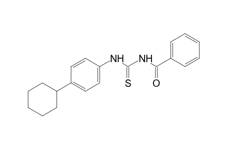 1-benzoyl-3-(p-cyclohexylphenyl)-2-thiourea