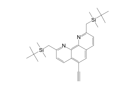 2,9-BIS-[(TERT.-BUTYLDIMETHYLSILYL)-METHYL]-5-ETHYNYL-1,10-PHENANTHROLINE