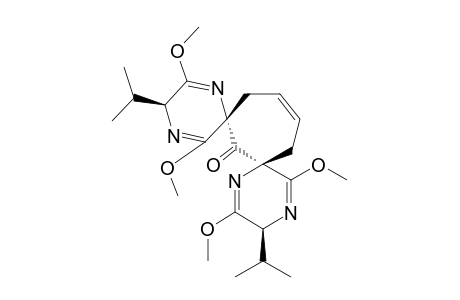 (2R,2''R,5S,5''S)-2,2'',5,5''-TETRAHYDRO-3,3'',6,6''-TETRAMETHOXY-2,2''-DIISOPROPYLPYRAZIN-5-SPIRO-1'-CYCLOHEPT-5'-EN-3'-SPIRO-5''-PYRAZIN-2''-ONE