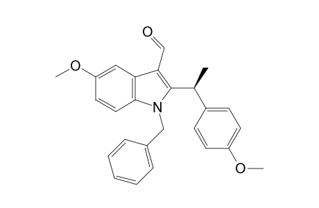 (S)-1-Benzyl-5-methoxy-2-[1-(4-methoxyphenyl)ethyl]-1H-indole-3-carbaldehyde