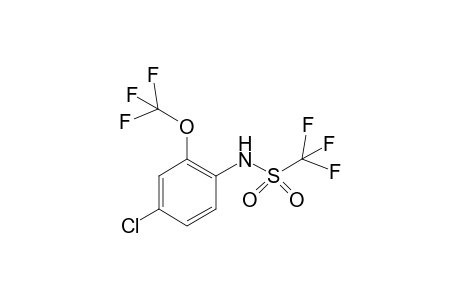 N-[4-Chloro-2-(trifluoromethoxy)phenyl](trifluoro)methanesulfonamide