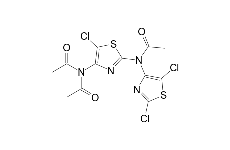 N-[2,5-bis(chloranyl)-1,3-thiazol-4-yl]-N-[5-chloranyl-4-(diethanoylamino)-1,3-thiazol-2-yl]ethanamide