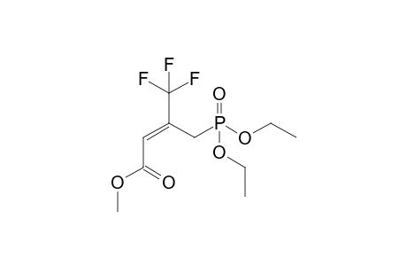 (Z)-3-(diethoxyphosphorylmethyl)-4,4,4-trifluoro-2-butenoic acid methyl ester