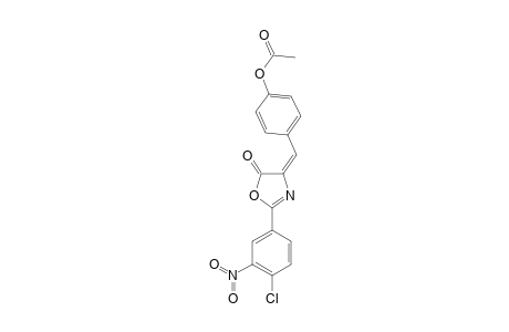 4-(4-Acetoxybenzylidene)-2-(4-chloro-3-nitrophenyl)-4,5-dihydro-5-oxazolone