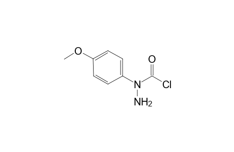 .alpha.-Chloroformyl-4-methoxyphenylhydrazine hydrochloride