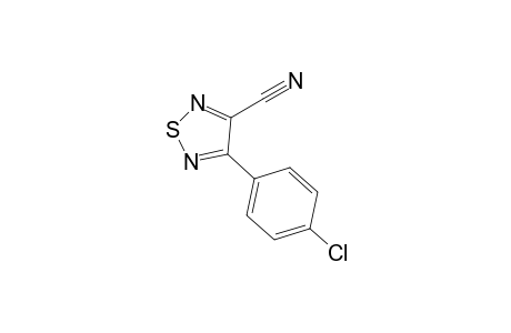 4-(4-Chlorophenyl)-1,2,5-thiadizole-3-carbonitrile