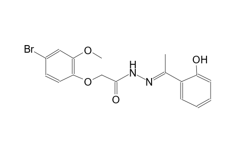 acetic acid, (4-bromo-2-methoxyphenoxy)-, 2-[(E)-1-(2-hydroxyphenyl)ethylidene]hydrazide