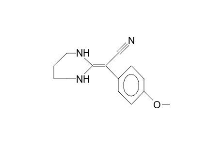 (2-HEXAHYDRO-1H-1,3-DIAZEPINYLIDENE)-(4-METHOXYPHENYL)-ACETONITRILE