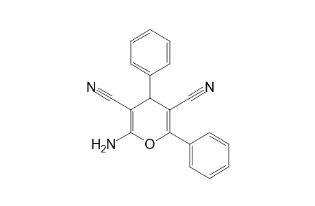 2-amino-4,6-diphenyl-4H-pyran-3,5-dicarbonitrile