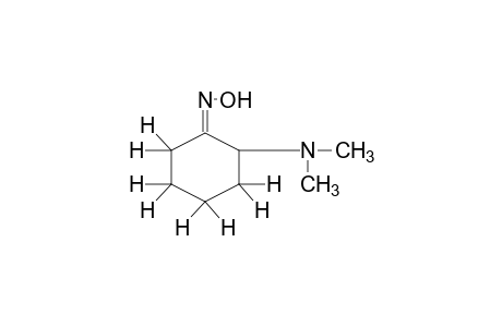 2-(dimethylamino)cyclohexanone, oxime