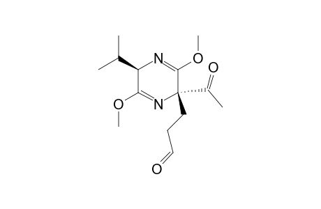 (2'S,5'R)-3-(2-Acatyl-5-isopropyl-3,6-dimethoxy-2,5-dihydroxypyrazin-2-yl)propionaldehyde