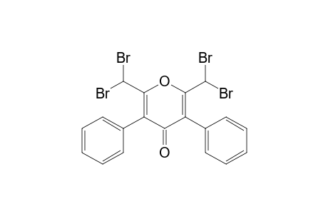 2,6-BIS-(DIBROMOMETHYL)-3,5-DIPHENYL-4-H-PYRAN-4-ONE