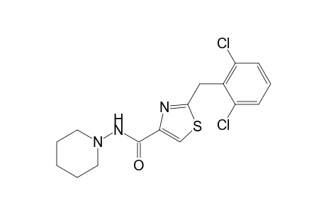 2-(2,6-dichlorobenzyl)-N-piperidino-4-thiazolecarboxamide