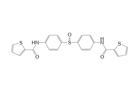 N-[4-({4-[(2-thienylcarbonyl)amino]phenyl}sulfinyl)phenyl]-2-thiophenecarboxamide