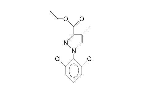 1-(2,6-dichlorophenyl)-4-methyl-pyrazole-3-carboxylic acid ethyl ester