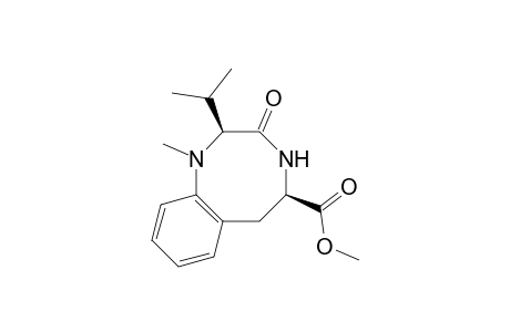 (8R / 8S)-2-Oxo-3-isopropyl-4-methyl-5,6-benzo-8-(methoxycarbonyl)-1,4-idazacyclooctane