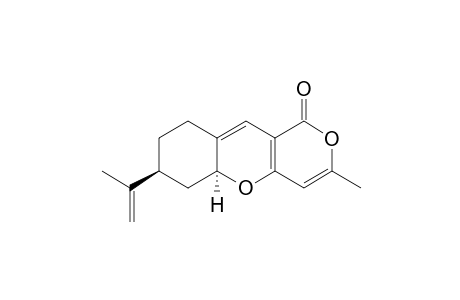 (5AS,7S)-7-ISOPROPENYL-3-METHYL-1H,7H-5A,6,8,9-TETRAHYDRO-1-OXOPYRANO-[4.3-B]-[1]-BENZOPYRAN