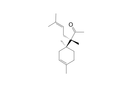 (3RS,1'RS)-3-(1',4'-DIMETHYLCYCLOHEX-3'-ENYL)-3,6-DIMETHYLHEPT-5-EN-2-ONE