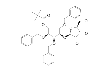 1,3,4-TRI-O-BENZYL-5-O-PIVALOYL-2-O-(BETA-D-RIBOFURANOSYL)-D-RIBITOL