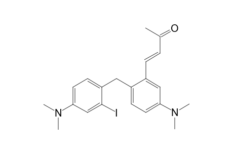 5-(N,N-Dimethyl)-2-[4-(N,N-dimetyl)-2-(3-oxobutenyl)benzyl]benzene 2-iodinium