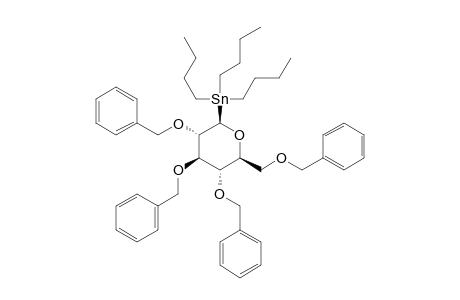 TRIBUTYL-(2,3,4,6-TETRA-O-BENZYL-BETA-D-GLUCOPYRANOSYL)-STANNANE