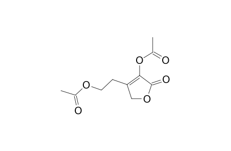 3-Acetoxy-4-(2-acetoxyethyl)-2(5H)-furanone