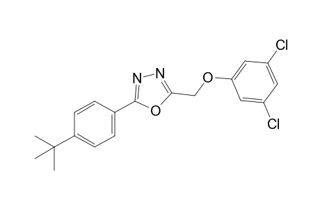 2-(p-tert-butylphenyl)-5-[(3,5-dichlorophenoxy)methyl]-1,3,4-oxadiazole