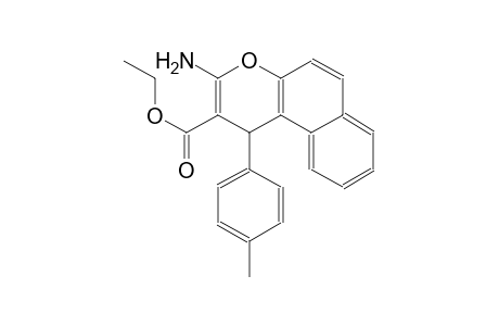 ethyl 3-amino-1-(4-methylphenyl)-1H-benzo[f]chromene-2-carboxylate