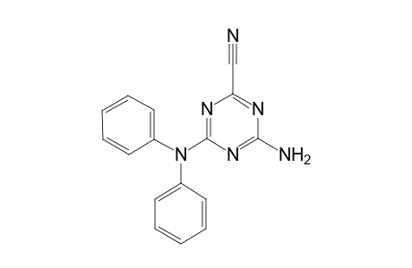 4-Amino-6-(diphenylamino)-1,3,5-triazine-2-carbonitrile