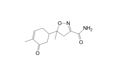 3-Isoxazolecarboxamide, 4,5-dihydro-5-methyl-5-(4-methyl-5-oxo-3-cyclohexenyl)-