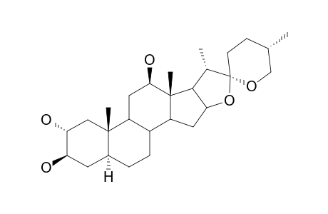 (25R)-5-ALPHA-SPIROSTAN-2-ALPHA,3-BETA,12-BETA-TRIOL