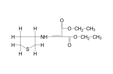 {[(tetrahydro-3-thienyl)amino]methylene}malonic acid, diethyl ester